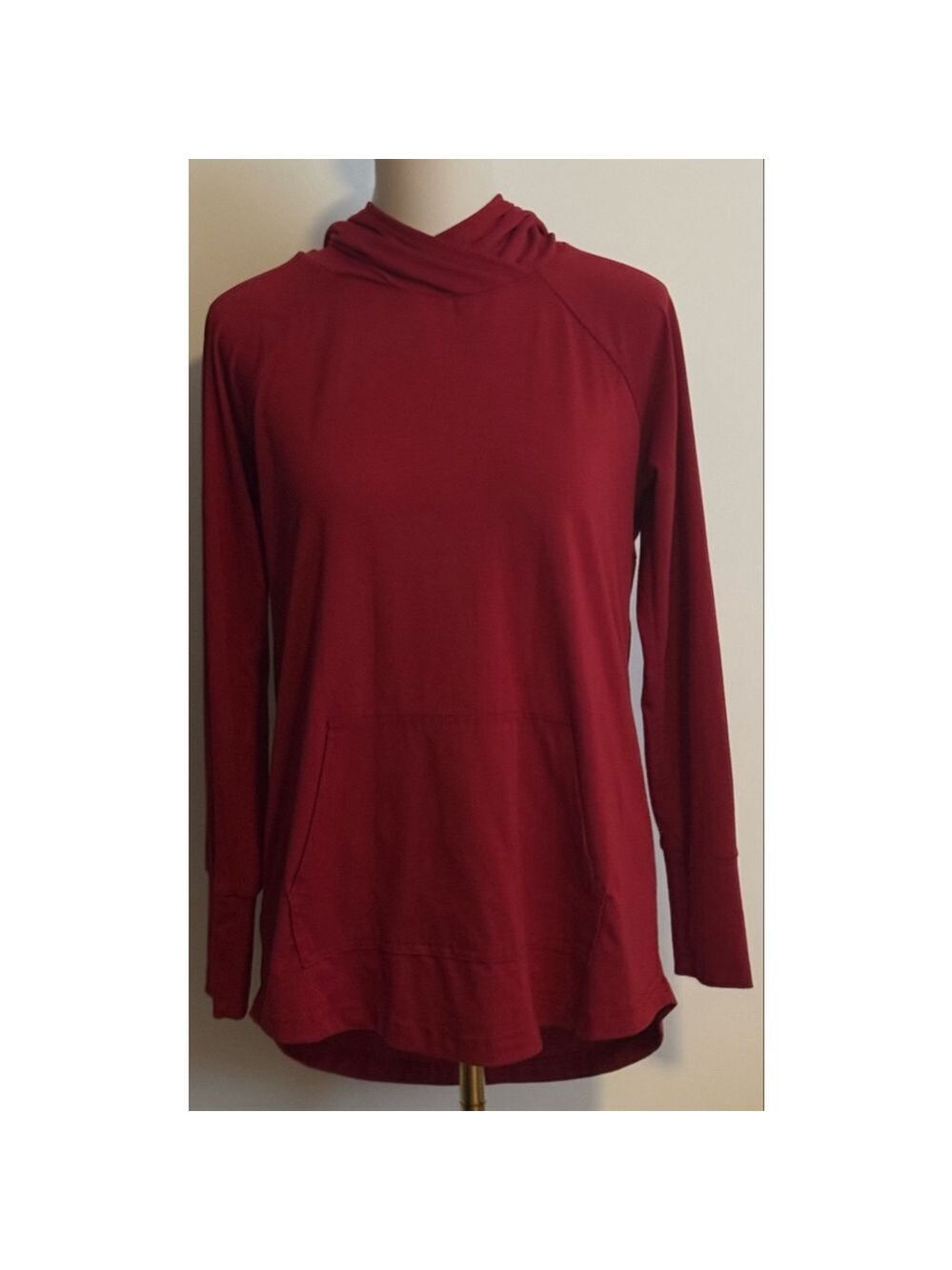 Women's LuLaRoe Red Long Sleeve Hoodie M